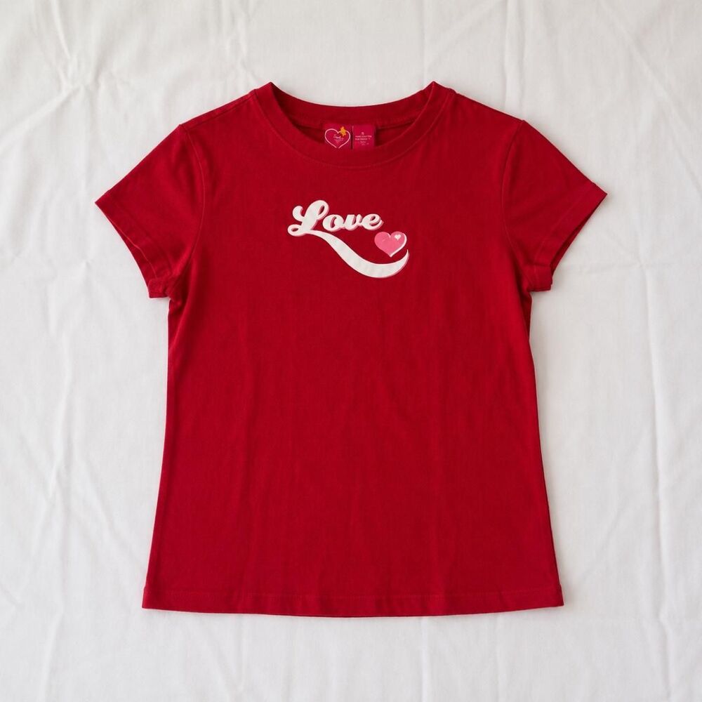 Y2K Red Baby Tee